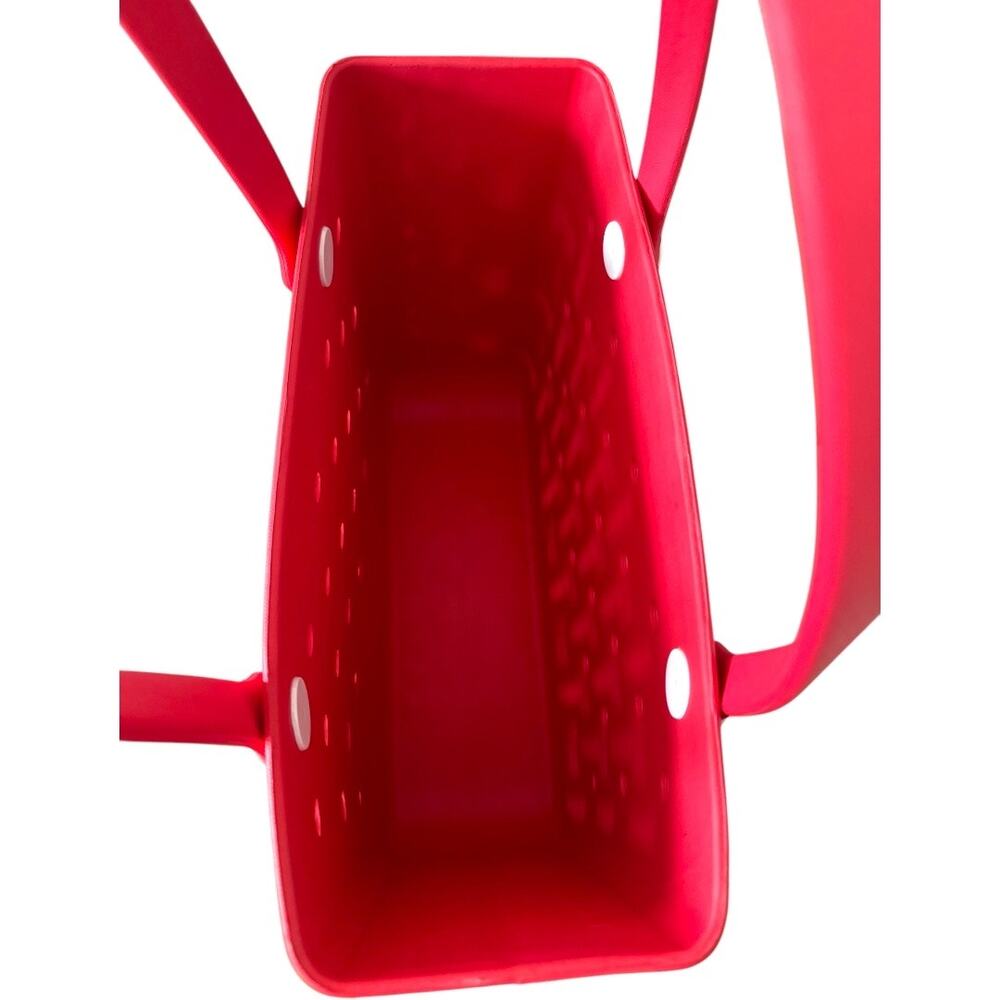 NEW Beach Tote Bogg Croc Style Bag Red -Medium - Picture 3 of 5